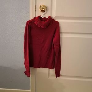 Gymboree Red Mock Turtleneck Top